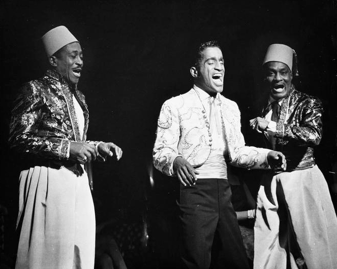 Sammy Davis, Jr. and The Will Mastin Trio starring in "Mr Wonderful". From the Collections of the Museum of the City of New York.