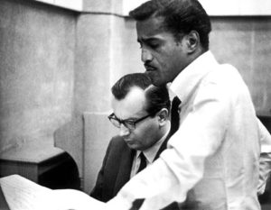 Claus Ogerman with Sammy Davis, Jr.