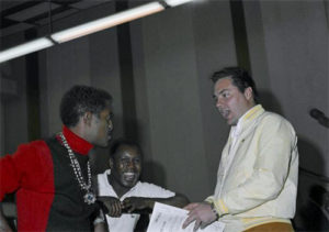 Sammy Davis Jr, HB Barnum and Jimmy Bowen