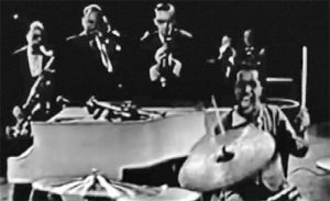 Sammy Davis, Jr. jam session with Steve Allen, Roy Eldridge and Coleman Hawkins